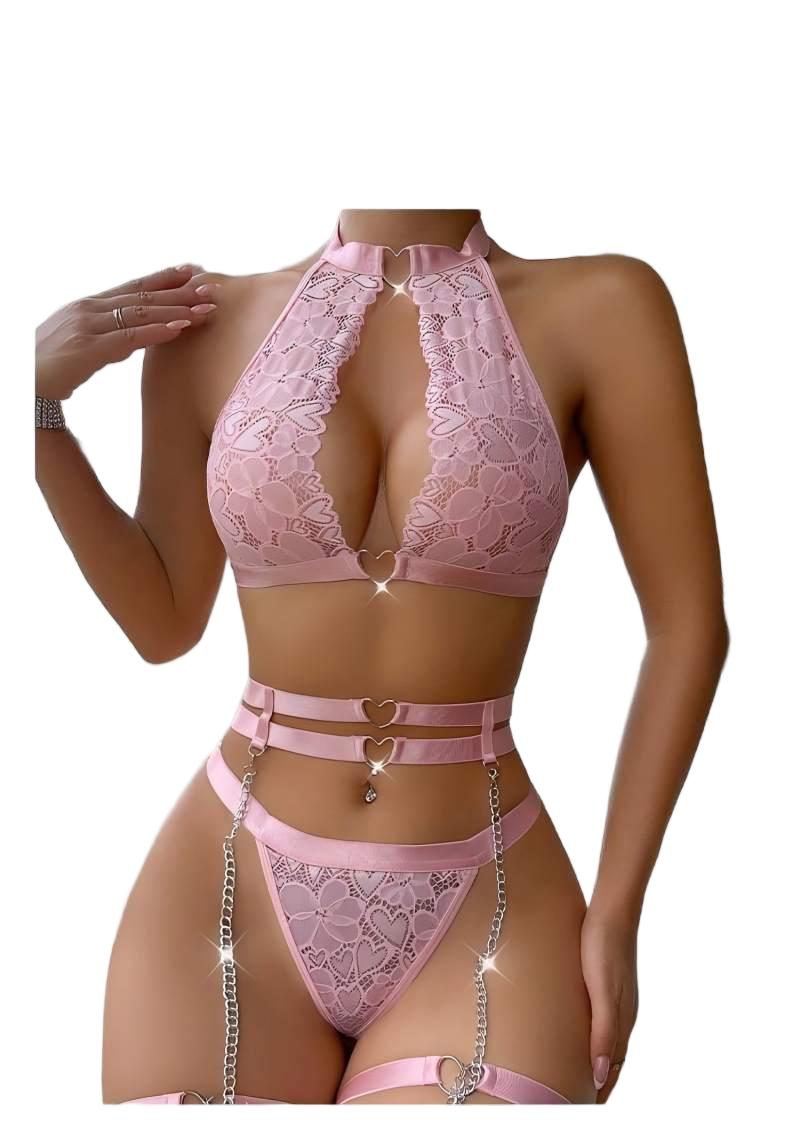 Sexy Lingerie Set Push Up Lace - مراجعة Underwire Bra Padded وسعره