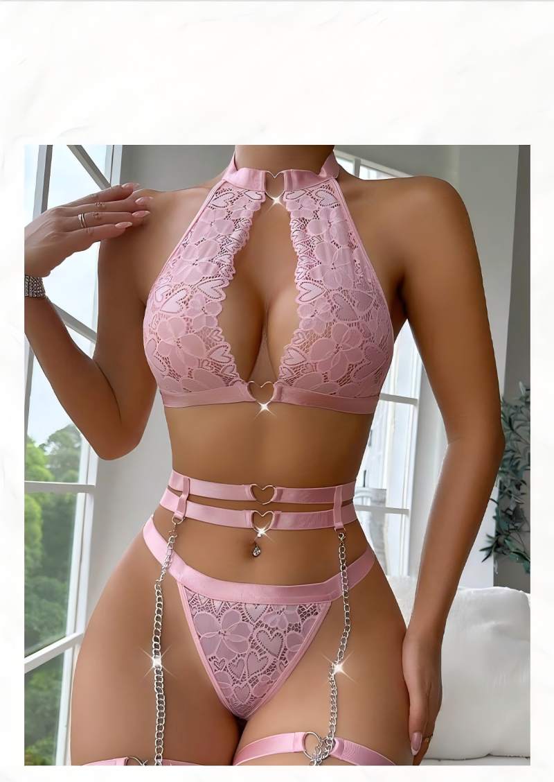 Sexy Lingerie Set Push Up Lace - مراجعة Underwire Bra Padded وسعره