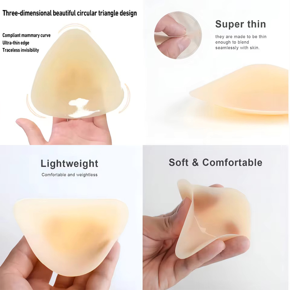 Silicone Triangular Nipple Cov - مراجعة Backless Bra Sticky وسعره