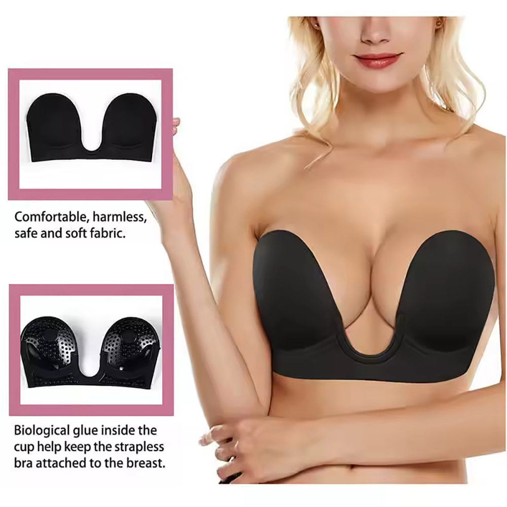 Sticky Bra Deep Plunge Straple - مراجعة Backless Bra Sticky وسعره