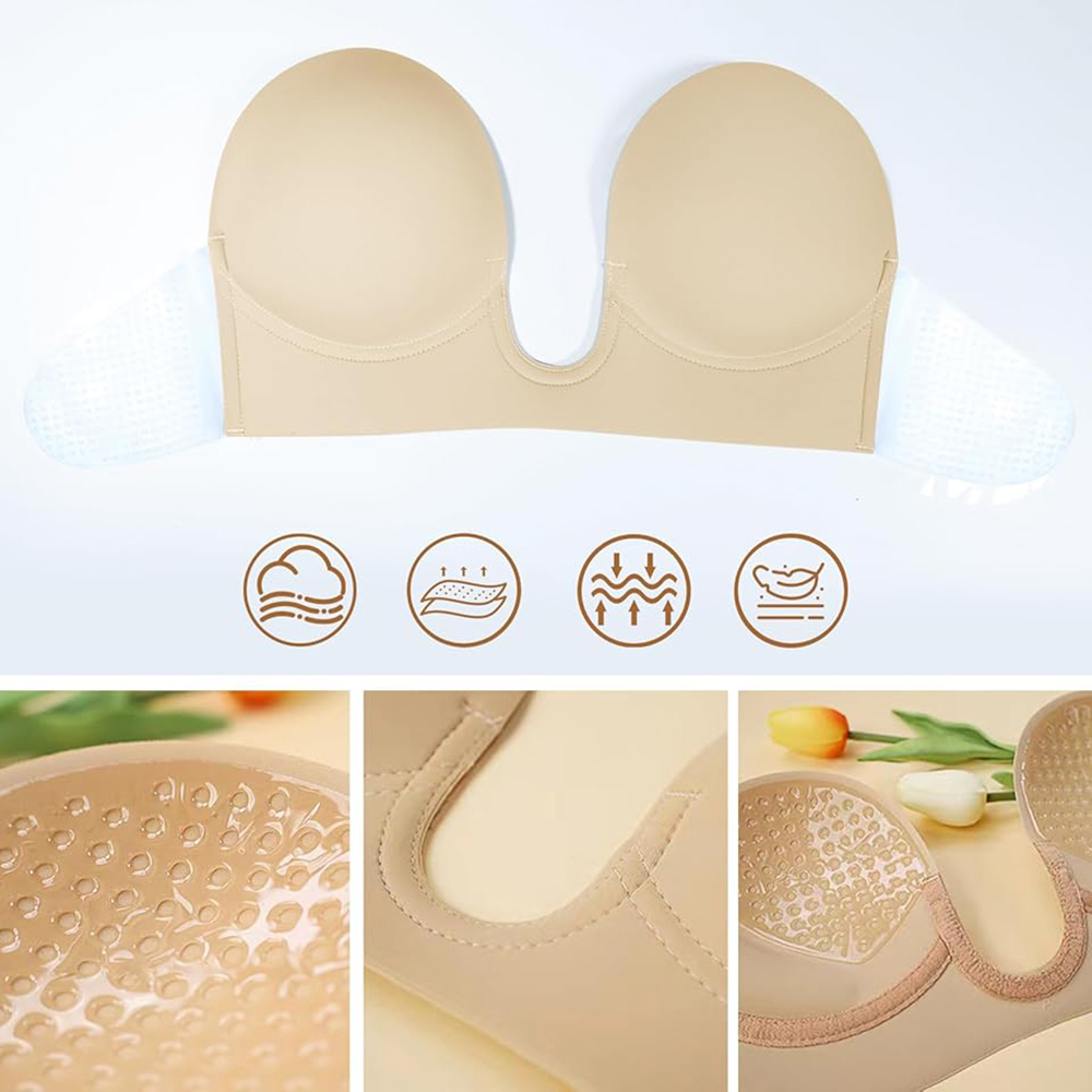 Sticky Bra Deep Plunge Straple - مراجعة Backless Bra Sticky وسعره