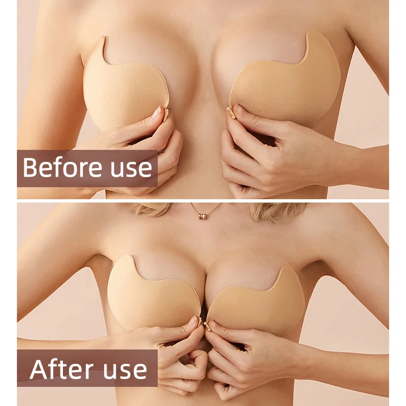 Sexy Women's bra Invisible Pus - مراجعة Backless Bra Sticky وسعره