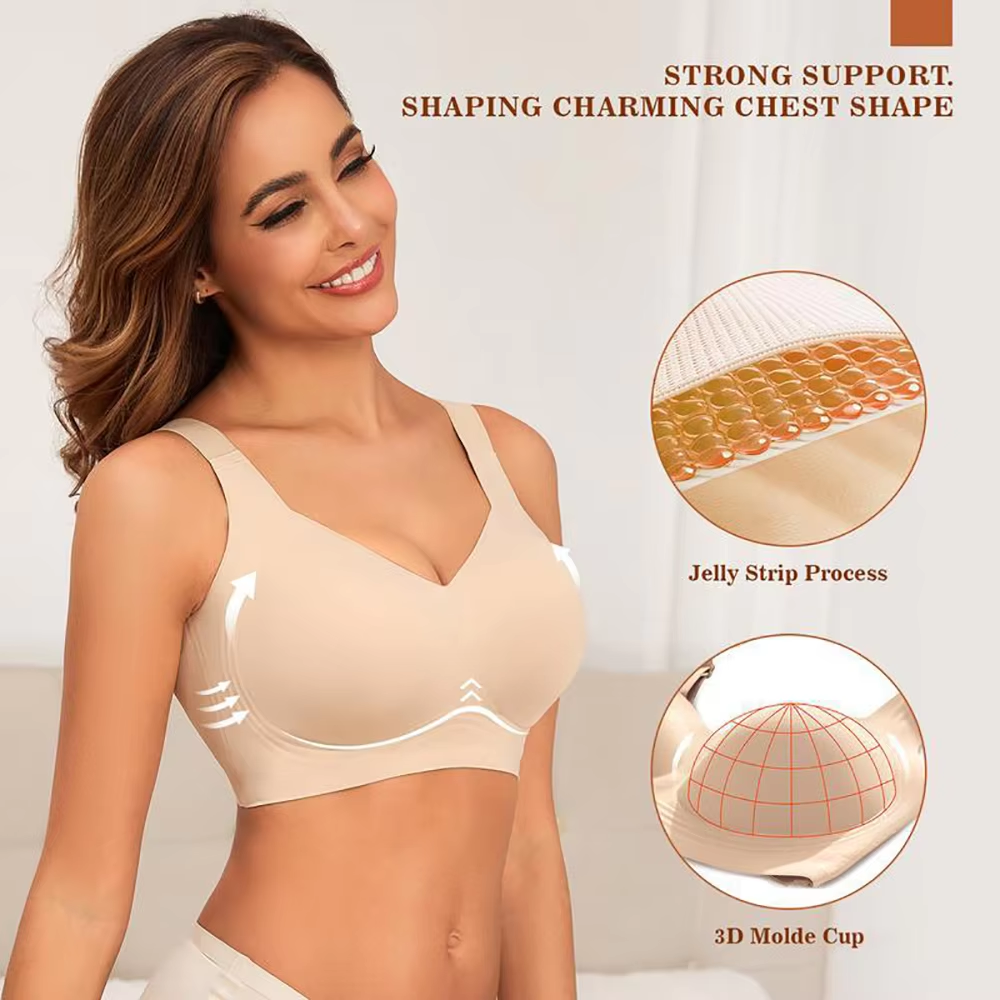 Women Seamless Wireless Suppor - مراجعة T Shirt Bra Seamless وسعره