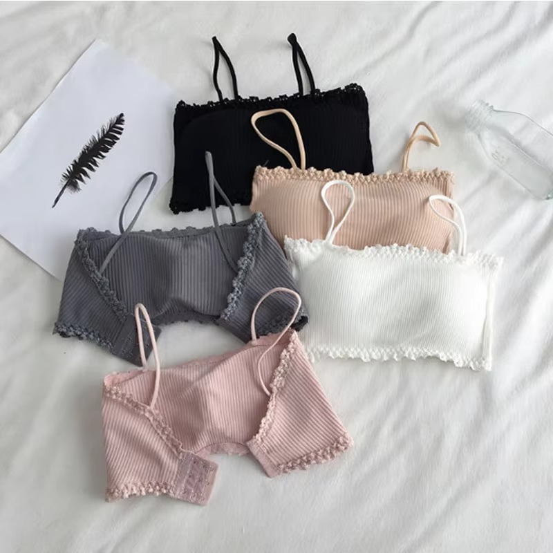 Women's Cotton Bra Female Tube - مراجعة T Shirt Bra Seamless وسعره