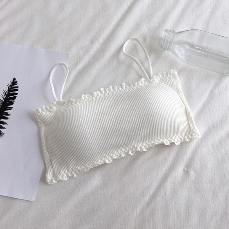Women's Cotton Bra Female Tube - مراجعة T Shirt Bra Seamless وسعره