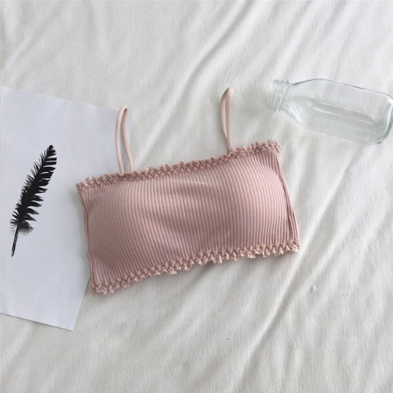 Women's Cotton Bra Female Tube - مراجعة T Shirt Bra Seamless وسعره