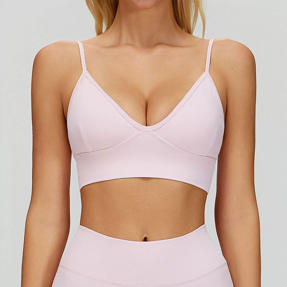 Sports Bra Women Breathable Sh - مراجعة Plunge Bra Push Up وسعره