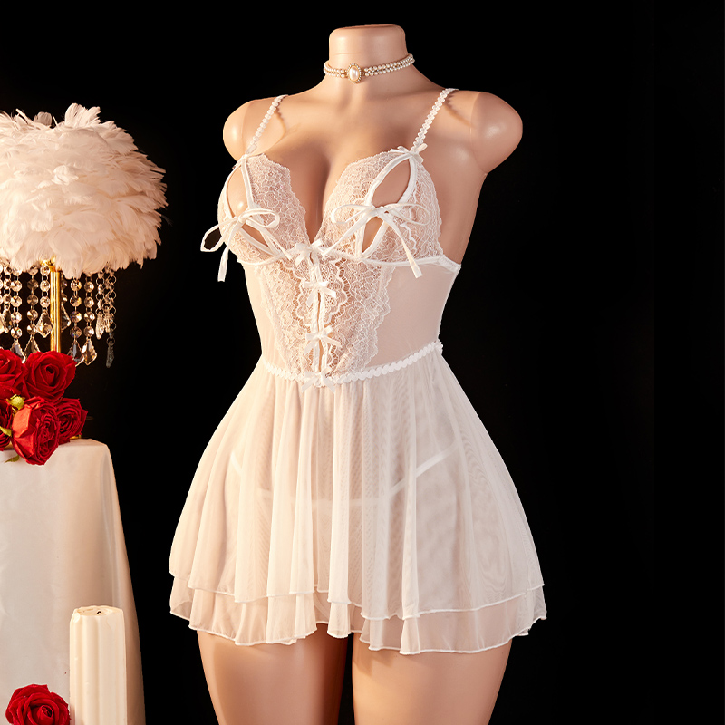 Transparent Sexy Woman Lingeri - مراجعة Lace Bralette Set وسعره