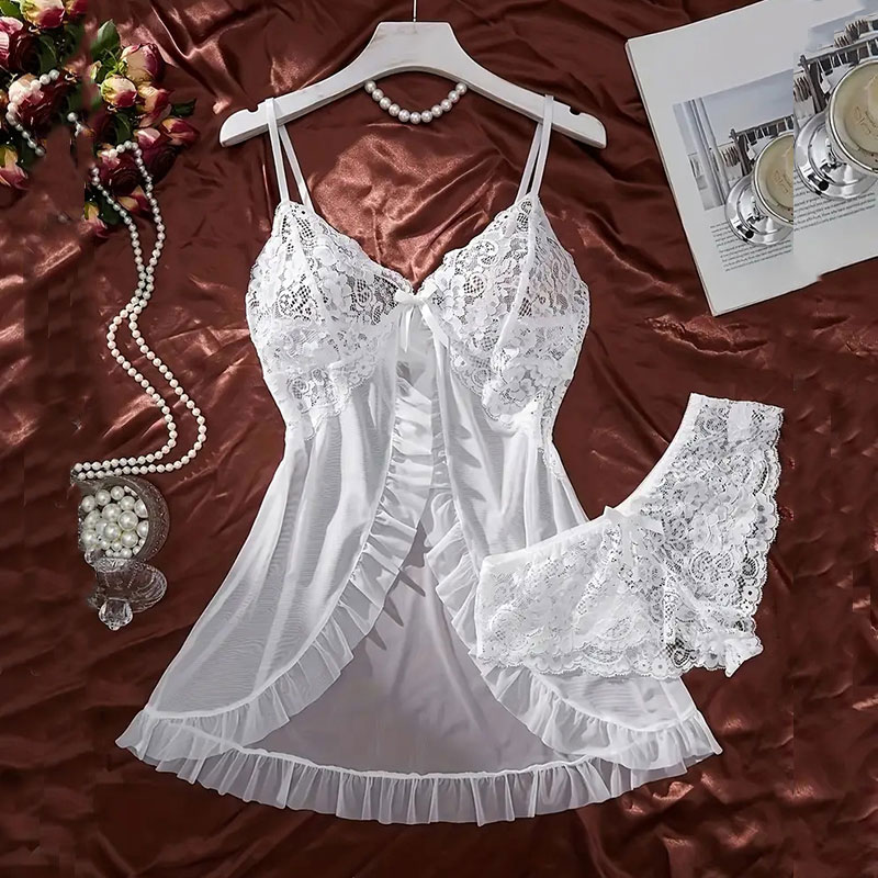 Soft Sheer Nighty Pajamas Hots - مراجعة Sheer Mesh Bra وسعره