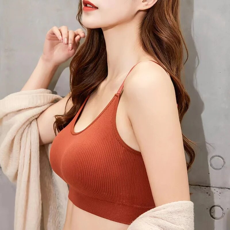 Women Seamless Brassiere Bra F - مراجعة Sleep Bra Bralette وسعره