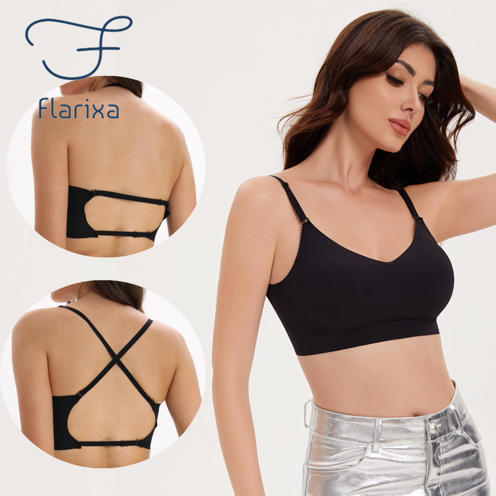 Flarixa Seamless Low Back Bra  - مراجعة Full Coverage Bra وسعره