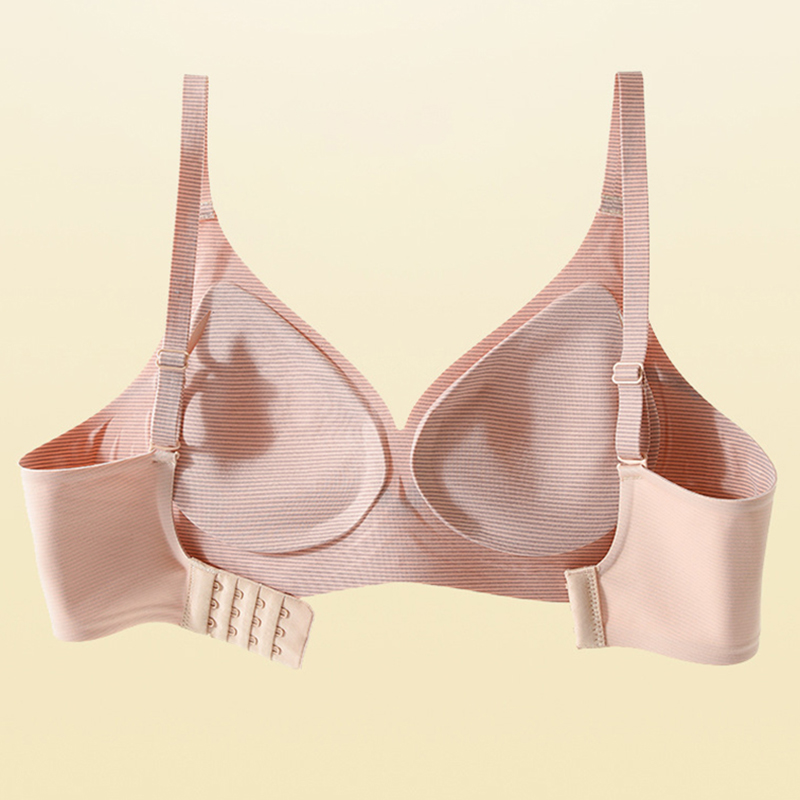 Stripe Color Contrast Soft Sup - مراجعة Underwire Bra Padded وسعره