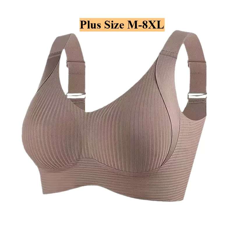 M-8XL PlusSize Women Full Cove - مراجعة Minimizer Bra Women وسعره