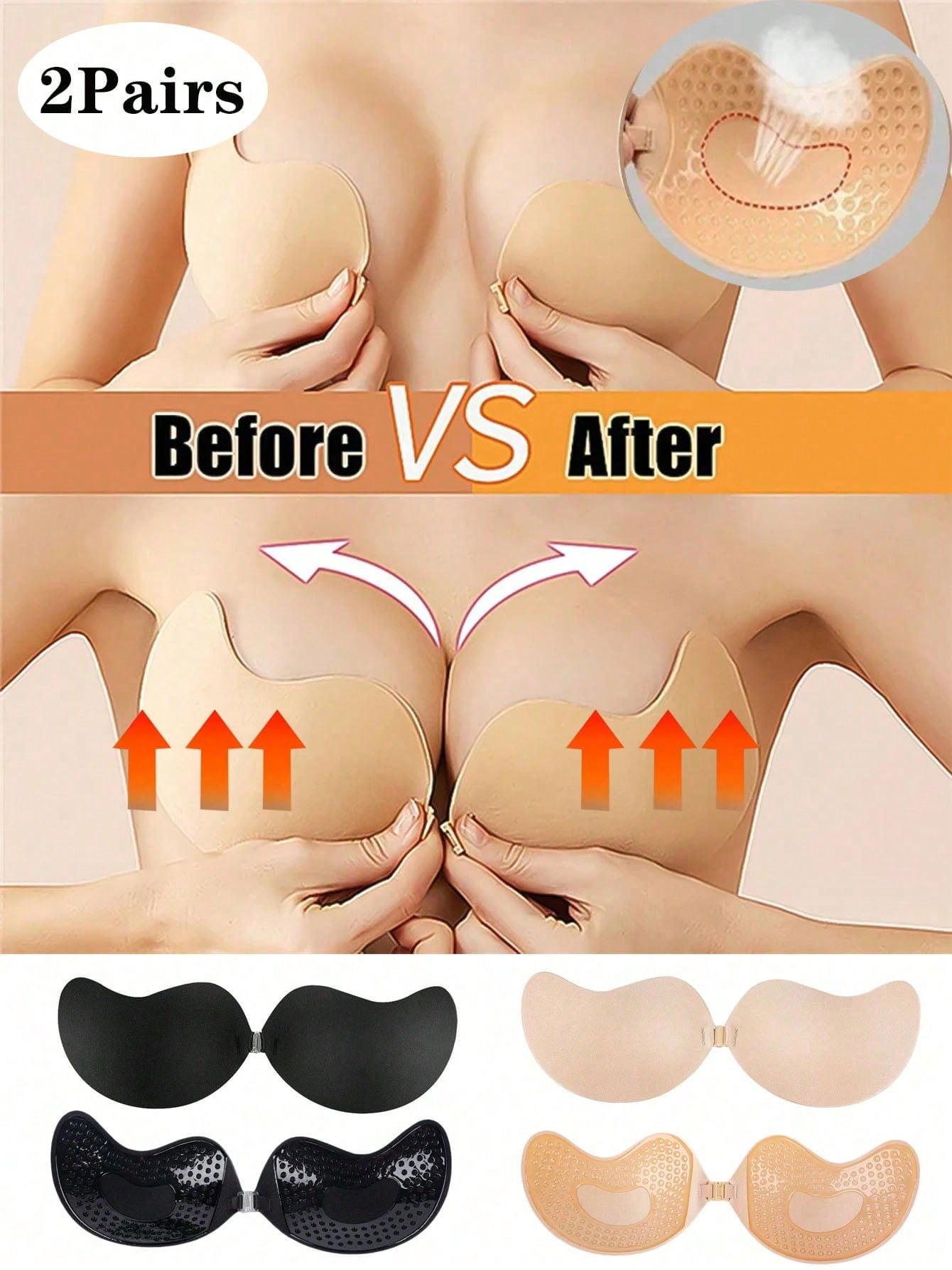 2-pack Women's Self-Adhesive I - مراجعة Strapless Bra Adhesive وسعره