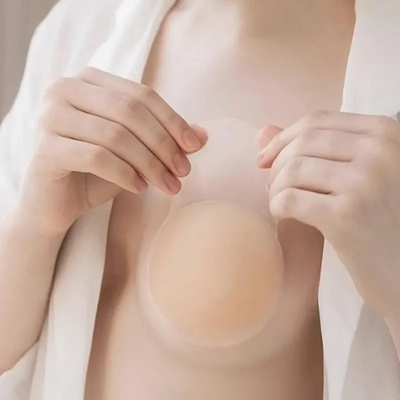 1Pairs Silicone Nipple Cover L - مراجعة Strapless Bra Adhesive وسعره