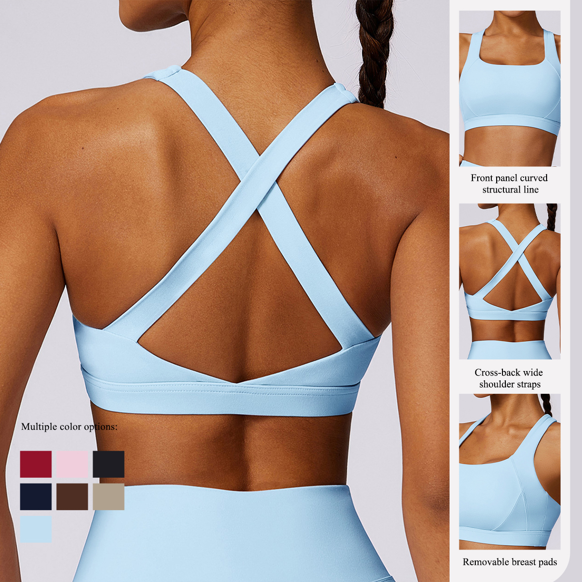 New Summer Women's Shockproof  - مراجعة Plunge Bra Push Up وسعره